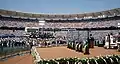 The Stadium During the Namaste Trump Event (new structure)