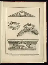 Etchings of multiple Baroque cartouche designs, unknown date, Cooper Hewitt, Smithsonian Design Museum, New York City