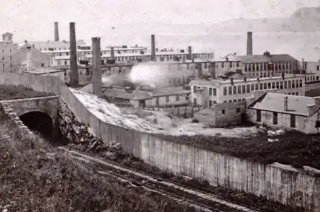 The prison and workshops, c.1863–1885