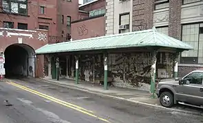 The East Side Trolley Tunnel, from the west end.