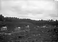 Puke Puke, sawmilling settlement under construction in Oroua County