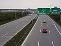 Highway D0 near Prague-Zličín