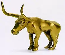 Gold bull figurine, North Caucasus, c. 3200 BC