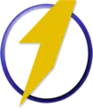 RTBF1 logo from 12 September 1990 to 25 August 1992