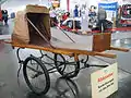 Litter on wheels, made circa 1900