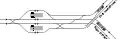 Upper level track layout