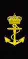 Insignia for conscripts in the Royal Danish Navy