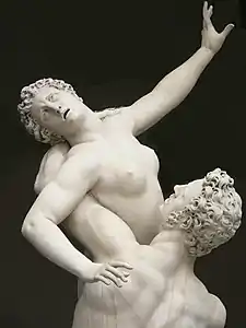 Detail of the female figure