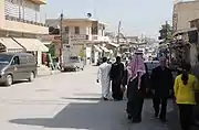 People in the city center