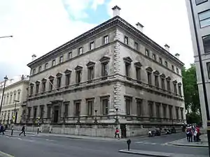 The Reform Club (1837-41) in Pall Mall by Barry was highly influential in its design and context at the heart of power structures in London