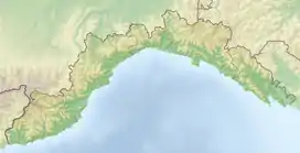 Tinetto is located in Liguria