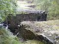 The parapets of the road access bridge, a little to the north-east of the mill
