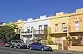 1930s remodelled Victorian terraces, Glen Eira Road (opposite Caulfield Grammar School)