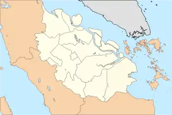 Riau Strait is located in Riau