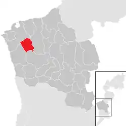 Location within Oberwart district