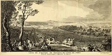 View from the bastion of the Capucins, Jacques Rigaud&nbsp;[fr], circa 1730