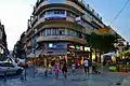 Rigenis street (left) and Ledra street (right).