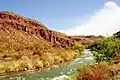 Atuel's River on Valle Grande
