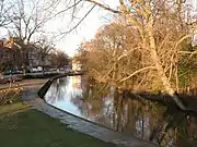 River Foss from Monk Bridge.mw-parser-output .geo-default,.mw-parser-output .geo-dms,.mw-parser-output .geo-dec{display:inline}.mw-parser-output .geo-nondefault,.mw-parser-output .geo-multi-punct{display:none}.mw-parser-output .longitude,.mw-parser-output .latitude{white-space:nowrap}53°57′57″N 1°04′23″W﻿ / ﻿53.965901°N 1.073194°W﻿ / 53.965901; -1.073194