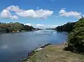 The estuary, looking north from Newport