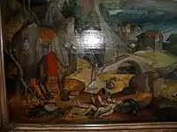 River landscape with the Good Samaritan (1617) by monogrammist (J.A.) Jan van Amstel