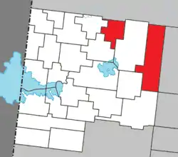 Location within Abitibi-Ouest RCM.