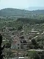 Rizoma in May 2008 showing its main church St Paraskevi.