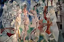 Robert Delaunay, 1910–1912, La Ville de Paris, oil on canvas, 267 × 406&nbsp;cm, Musée National d'Art Moderne