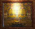 The Lacquer wood painting at vua Rộc temple, dedicated to general Đoàn Thượng Công of Lý dynasty in Kien Xuong district, Thái Bình Province, 18th century AD.