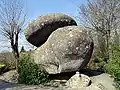 Trembling rock in Sept-Faux