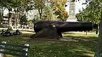 20-inch Rodman gun at John Paul Jones Park near Fort Hamilton, Brooklyn, NY.