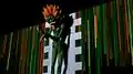 The "ex-wife" puppet during "Don't Leave Me Now"