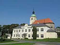 Elementary school and Church of Saint James the Great