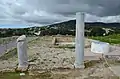 Two standing columns that composed the Peristyles