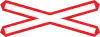 Romania (variant used at unguarded crossings)