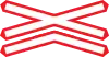 Romania (variant used at unguarded crossings)