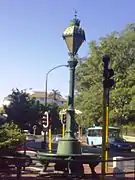 A photograph of the original fountain a few years before it was accidentally destroyed.