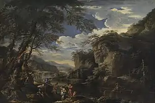 Saint John the Baptist Baptizing Christ in the Jordan (ca. 1655) oil on canvas, 173 x 258.7&nbsp;cm., Kelvingrove Art Gallery and Museum