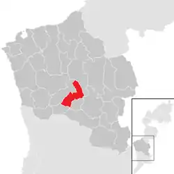 Location within Oberwart district