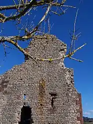 The ruins of the château of Canilhac, in 2010