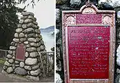 Plaque commemorating Beaver in Stanley Park, Vancouver.