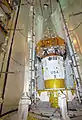 Chandra in the Space Shuttle bay on Earth