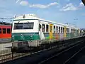Former business unit, still bearing green colour scheme
