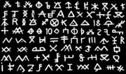 House marks from the island of Saaremaa, Estonia.