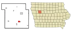 Location of Lake View, Iowa