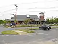 The new station from the parking lots