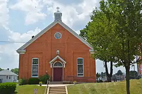 Sacred Heart Church on Main St.