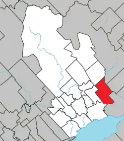 Location within Maskinongé RCM.