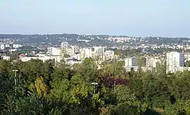 A general view of Saint-Gratien from the Orgemont hill