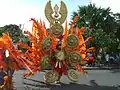 A costumed carnival dancer